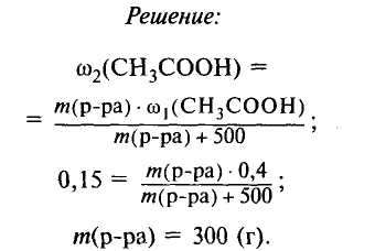 Раствор с массовой долей 40